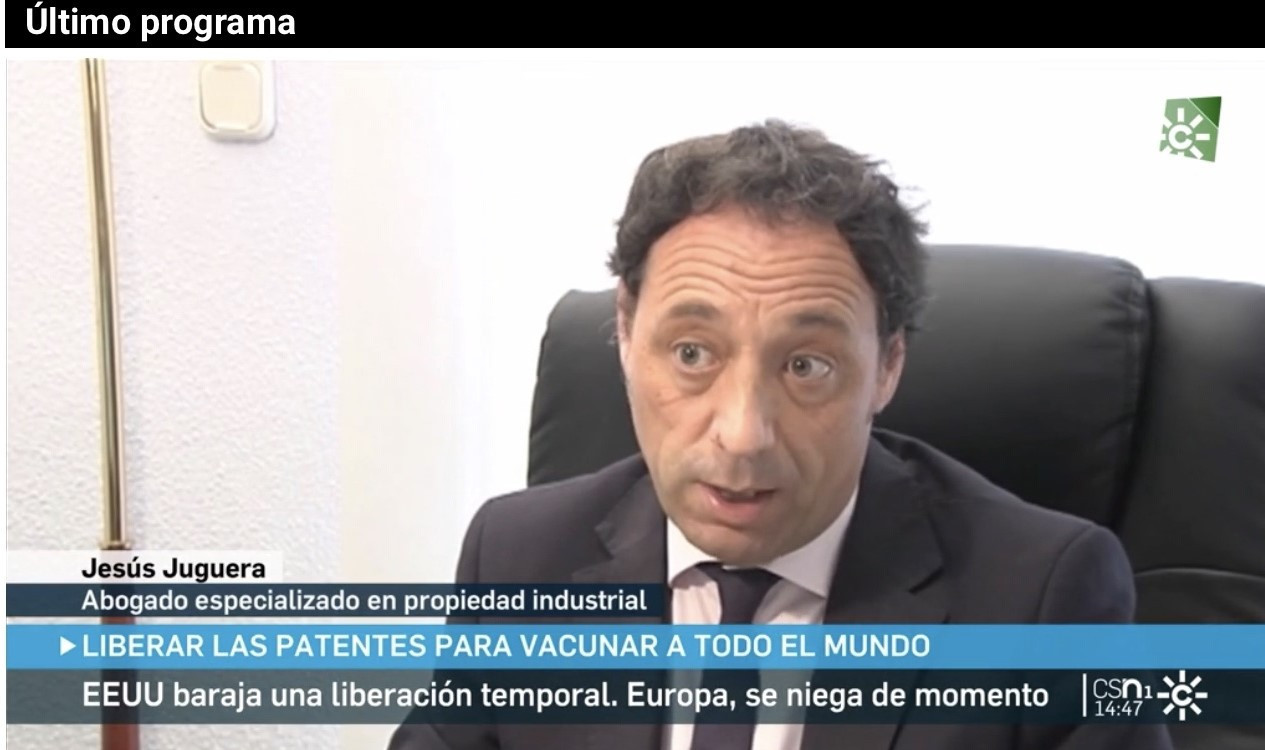 Abogado especialista en marcas Jesús Juguera en Canal Sur